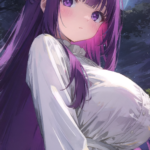 上着を脱ぎ捨てて成長を見せつけるフェルンさん