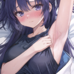 ユウカ、腋を見せて…