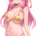 金ビキニな茜ちゃん！