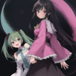 プロセカで東方コラボしてるのでミクさんと姫様！