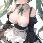 メイド服なミクさん！