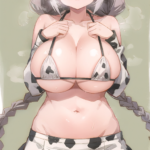 牛柄ビキニなあかりちゃん！