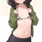牛柄ビキニな千冬ちゃん！