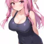 残暑スク水な茜ちゃん！