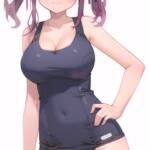 秋雨前線スク水な花梨先輩！
