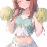 応援してくれるスズカさん！