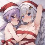 ゆずきずラッピングなゆかりさんとあかりちゃん！