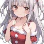 サンタ服なうちの子の妹のほう！