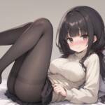 ストッキングを見せてくれるうちの子！