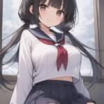 冬のセーラー服なうちの子！