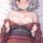 着物をはだけてくれる六花ちゃん！