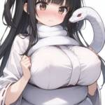 白蛇様に巻き付かれてしまううちの子！