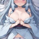 着物をはだけてくれる葵ちゃん！