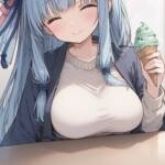 チョコミントの日なのでこたつチョコミントアイスな葵ちゃん！