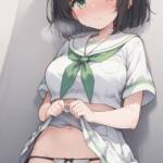 白セーラーでたくし上げてくれるセイカさん！