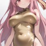 金チャイナドレスな茜ちゃん！