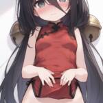 チャイナドレスでたくし上げてくれる中国うさぎちゃん！