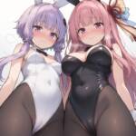 バニーでくっついてくれるゆかりさんと茜ちゃん！