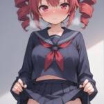 スカートの中が暗黒空間なのか確かめさせてくれるテトさん！