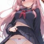 スカートの中が暗黒空間なのか確かめさせてくれる茜ちゃん！