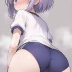 どうしてもとお願いしたらブルマを見せてくれる雫ちゃん！