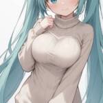 あったかセーターなミクさん！