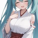 巫女さんなミクさん！