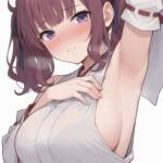 腋を見せてくれる巫女さんな花梨先輩！