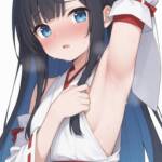 腋を見せてくれる巫女さんなバミちゃん！