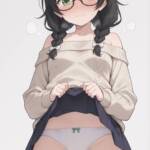 オフショルセーターでたくし上げてくれる千冬ちゃん！