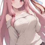 オフショルセーターな茜ちゃん！