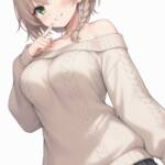 オフショルセーターなアメノちゃん！