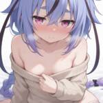 オフショルセーターではだけてくれるミコトくんちゃん！