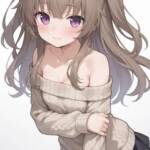 オフショルセーターなひまりちゃん！