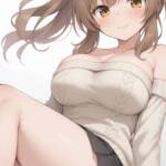 オフショルセーターなささらちゃん！