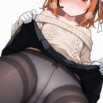 オフショルセーターでたくし上げてくれるレイちゃん！