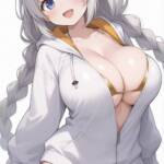 金ビキニパーカーなあかりちゃん！