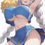 応援してくれるあかりちゃん！